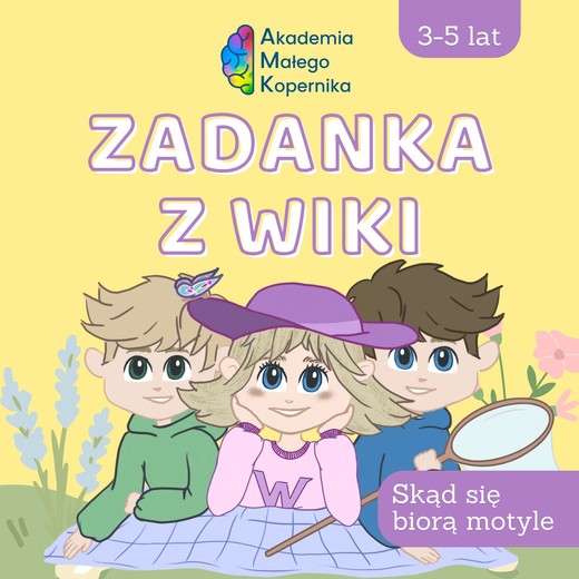 okładka Zadanka z Wiki Skąd się biorą motyle książka