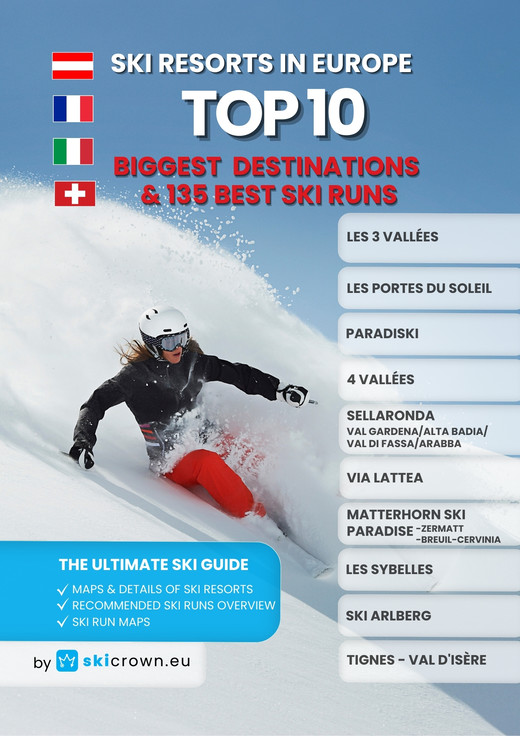 okładka Ski Resorts in Europe: Top 10 Biggest Destinations & 135 Best Ski Runs - The Ultimate Ski Guide ebook | pdf | Artur Mikołajko, Agnieszka Wąsik