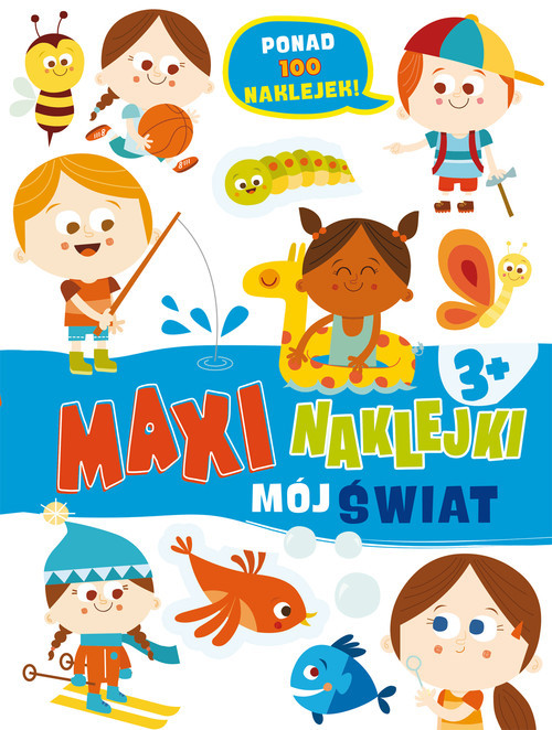 okładka Maxinaklejki. Mój świat książka