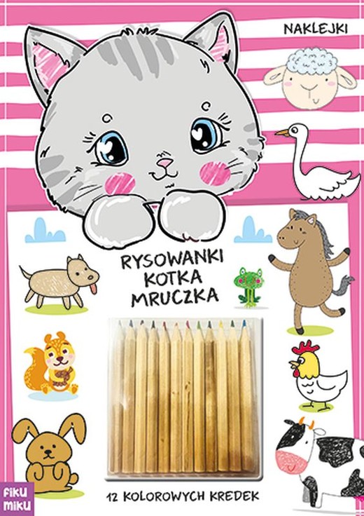 okładka Rysowanki kotka Mruczka książka