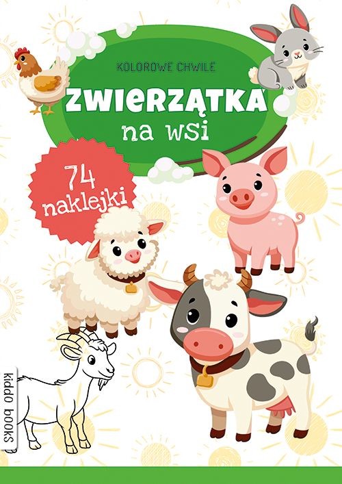 okładka Zwierzątka na wsi. Kolorowe chwile książka