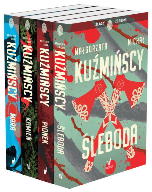 okładka Pakiet ETNOKRYMINAŁY: Śleboda / Pionek / Kamień / Mara książka | Małgorzata Kuźmińska, Michał Kuźmiński