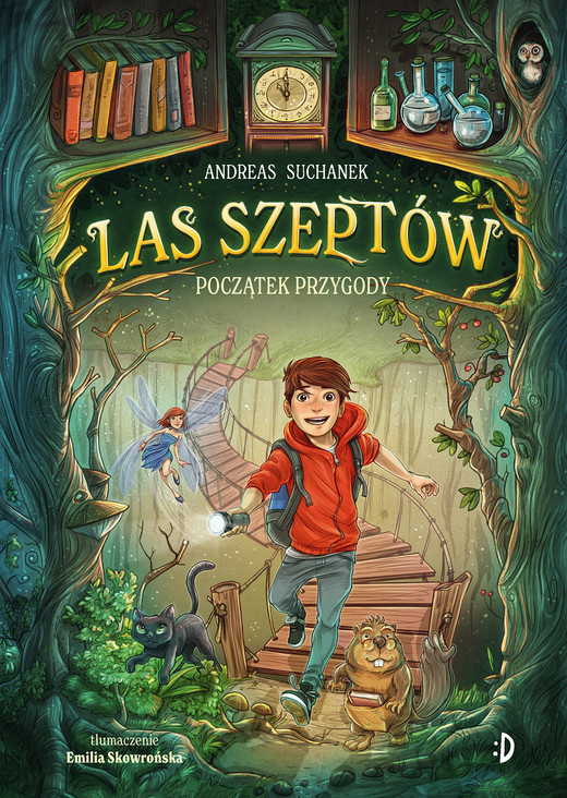 okładka Początek przygody. Las Szeptów. Tom 1 książka