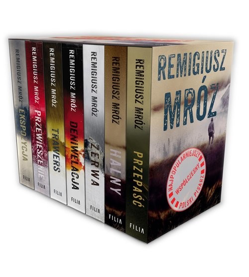 okładka Ekspozycja / Przewieszenie / Trawers / Deniwelacja / Zerwa / Halny / Przepaść Pakiet książka | Remigiusz Mróz