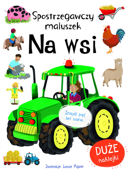 okładka Spostrzegawszy maluszek Na wsi książka