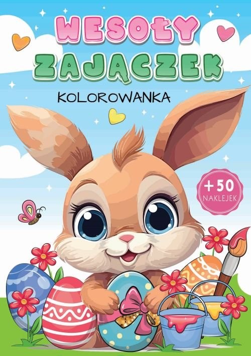 okładka Wesoły zajączek książka