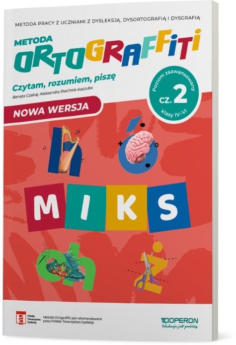 okładka Ortograffiti MIKS Poziom zaawansowany część 2 klasy IV-VI książka