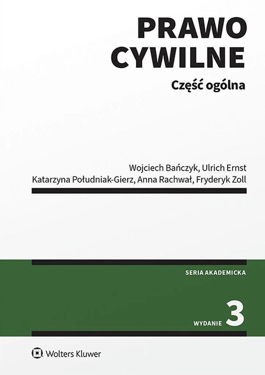 okładka Prawo cywilne. Część ogólna książka