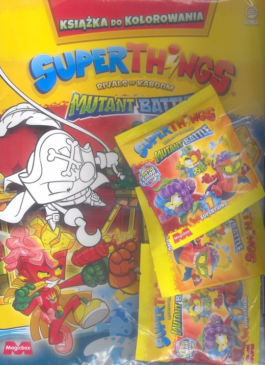 okładka SuperThings Książka do Kolorowania książka