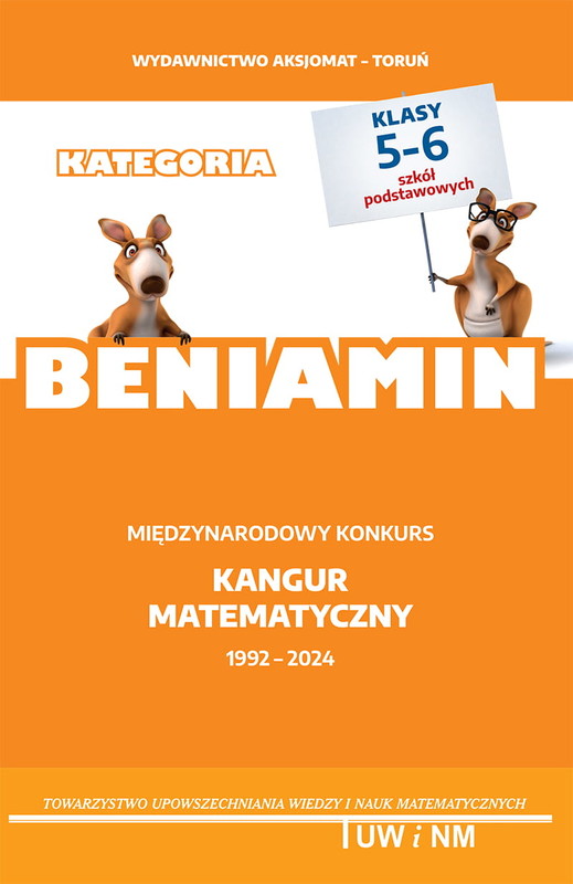 okładka Matematyka z wesołym kangurem Beniamin 2024 książka