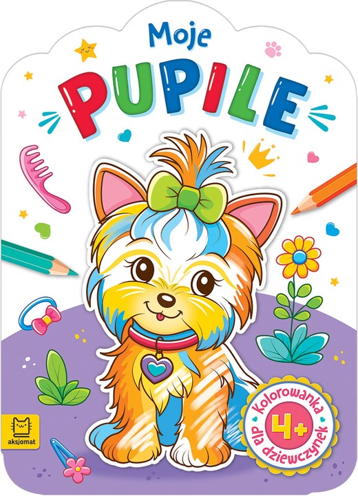 okładka Moje pupile. Kolorowanka dla dziewczynek książka