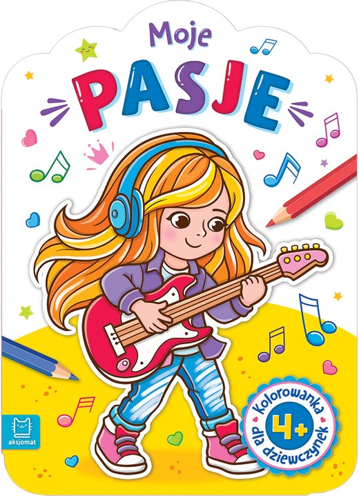 okładka Moje pasje. Kolorowanka dla dziewczynek książka