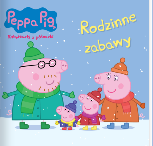 okładka Rodzinne zabawy. Świnka Peppa. Książeczki z półeczki książka