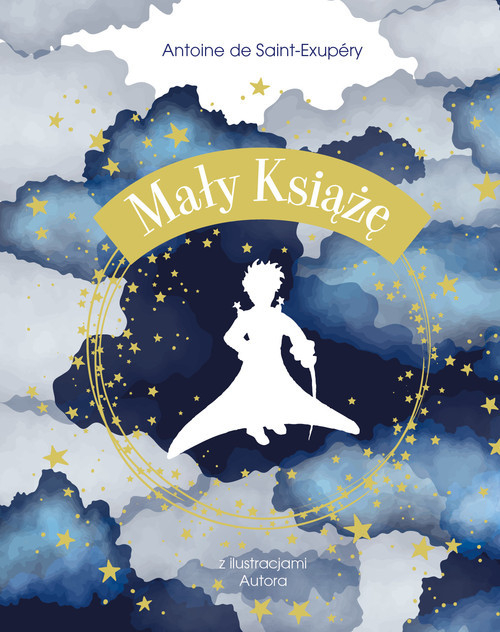 okładka Mały Książę ekskluzywne wydanie z barwionymi brzegami książka