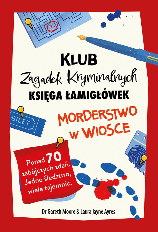okładka Morderstwo w wiosce. Księga łamigłówek. Klub Zagadek Kryminalnych książka