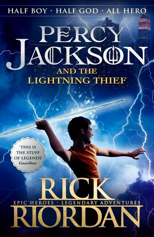 okładka Percy Jackson and the Lightning Thief (Book 1) wer. angielska książka