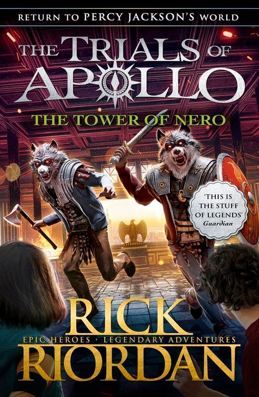 okładka The tower of Nero. The trials of Apollo. Book 5 wer. angielska książka