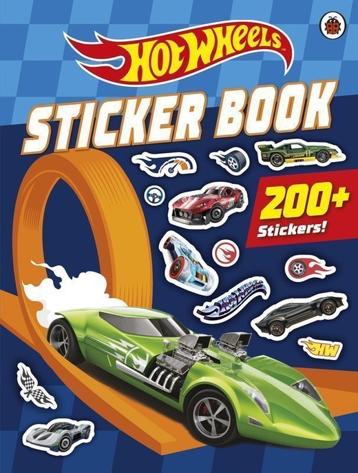okładka Sticker book. Hot Wheels wer. angielska książka