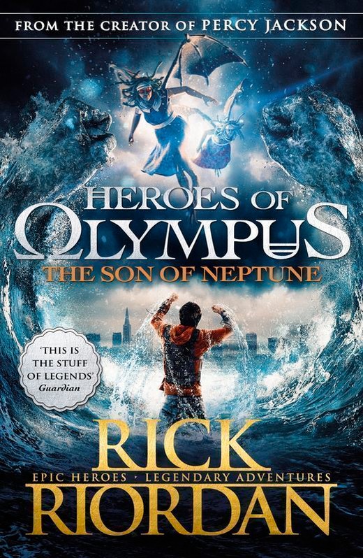 okładka The son of Neptune. Heroes of Olympus. Book 2 wer. angielska książka