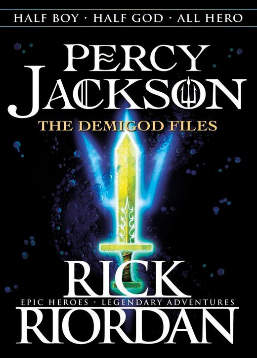 okładka Percy Jackson. The Demigod Files. Percy Jackson and the Olympians wer. angielska książka