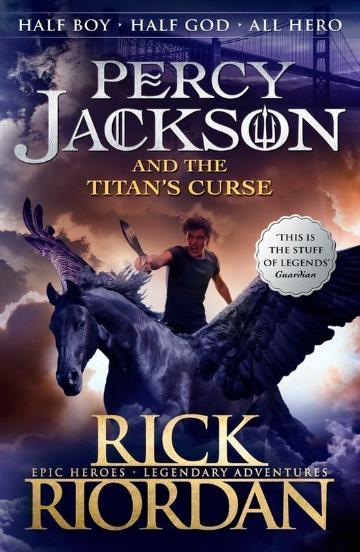 okładka Percy Jackson and the Titan's Curse. Book 3 wer. angielska książka