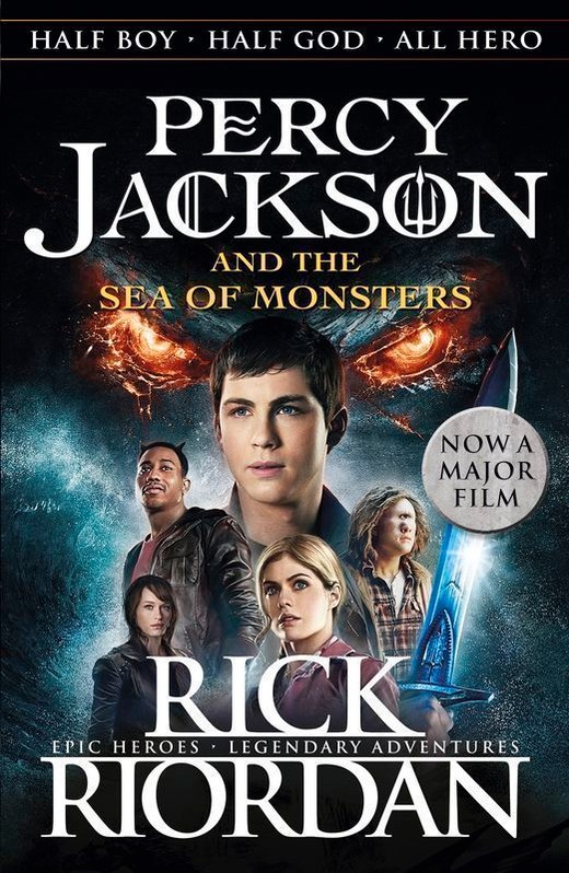 okładka Percy Jackson and the Sea of Monsters. Book 2 wer. angielska książka
