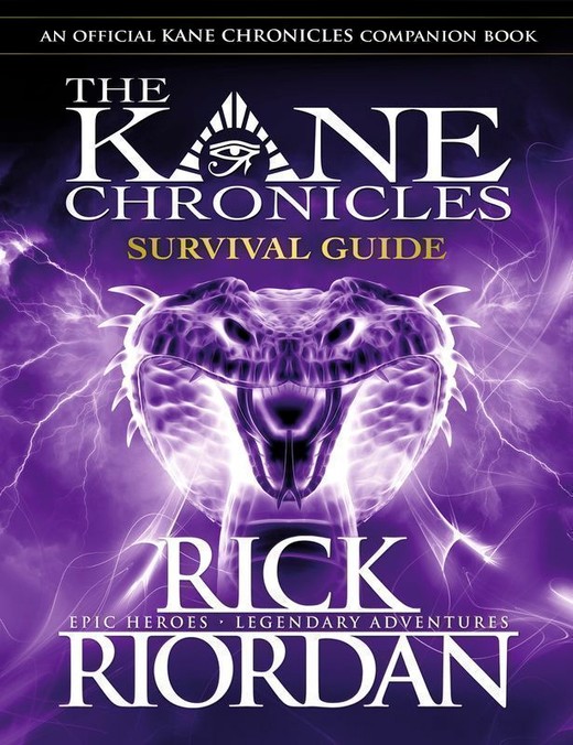 okładka Survival Guide. The Kane Chronicles wer. angielska książka