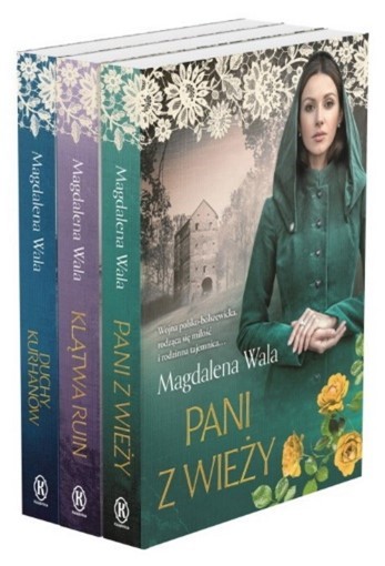 okładka Pakiet Pani z wieży / Klątwa ruin / Duchy kurhanów książka