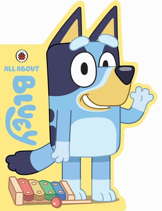 okładka Bluey. All About Bluey wer. angielska książka
