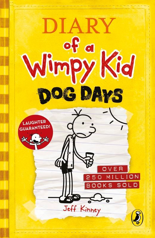 okładka Diary of a Wimpy Kid. Dog Days (Book 4) wer. angielska książka