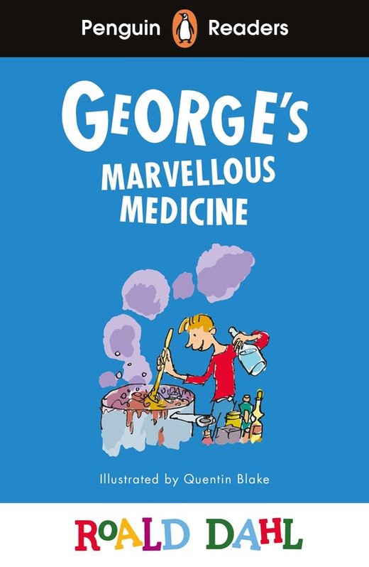 okładka George’s Marvellous Medicine. Penguin Readers Level 3 wer. angielska książka