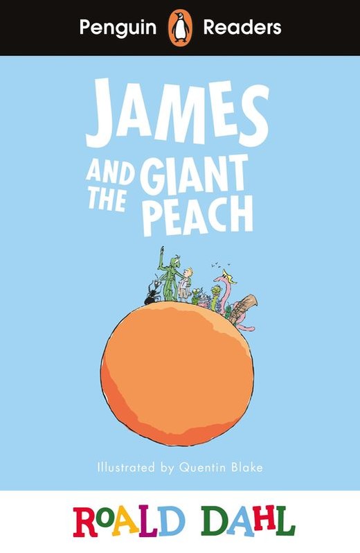 okładka James and the Giant Peach. Penguin Readers Level 3 wer. angielska książka