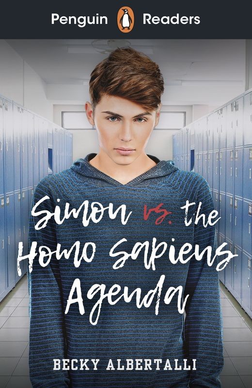okładka Simon vs. The Homo Sapiens Agenda. Penguin Readers Level 5 wer. angielska książka