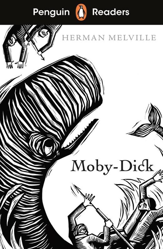 okładka Moby Dick. Penguin Readers Level 7 wer. angielska książka