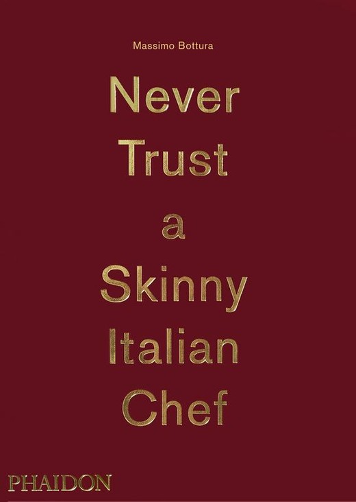 okładka Never Trust A Skinny Italian Chef wer. angielska książka