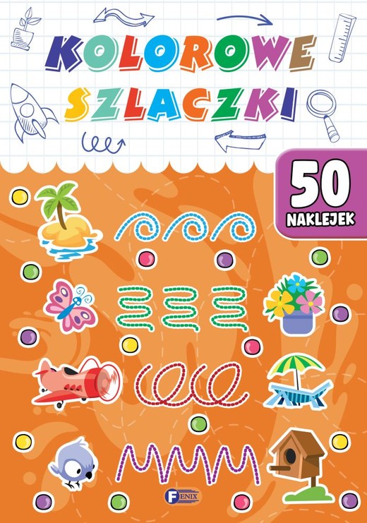 okładka Kolorowe szlaczki książka