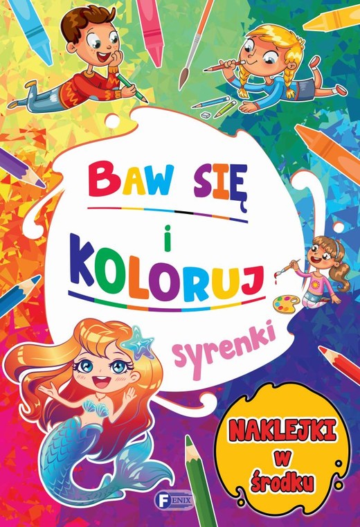 okładka Syrenki. Baw się i koloruj książka