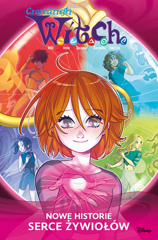 okładka Serce żywiołów. Nowe historie. W.I.T.C.H. książka