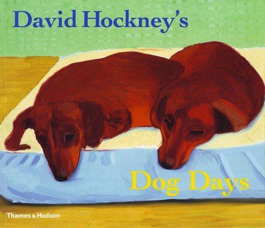 okładka David Hockney's Dog Days wer. angielska książka