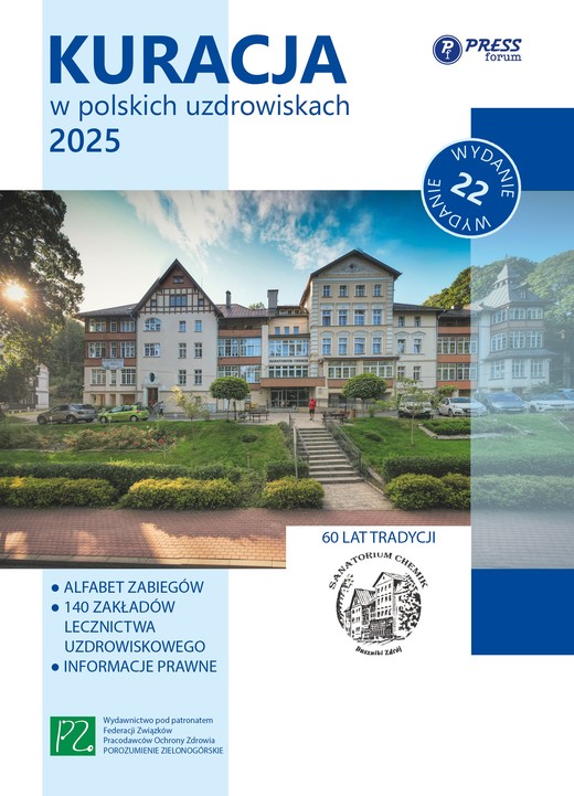 okładka Kuracja w polskich uzdrowiskach 2025 książka