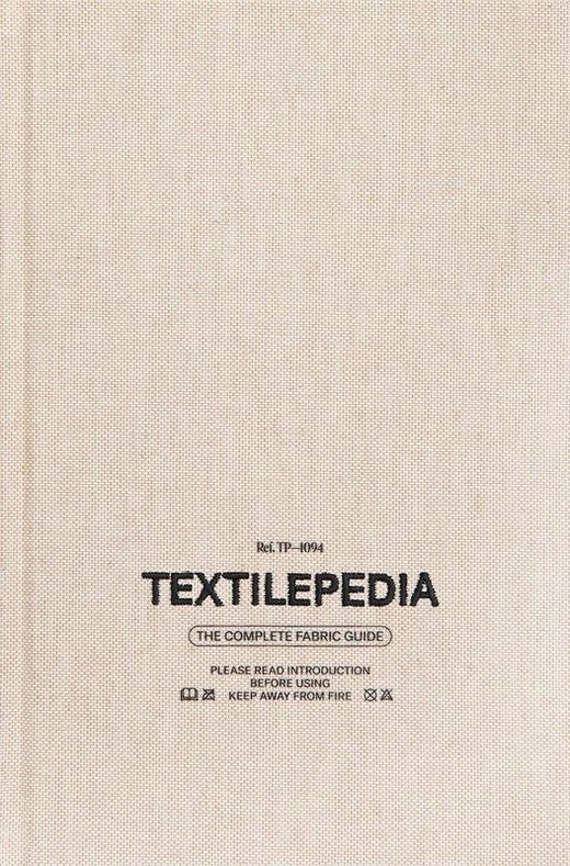 okładka Textilepedia. The complete fabric guide wer. angielska książka
