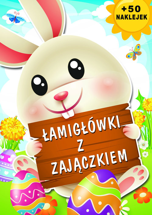 okładka Łamigłówki z zajączkiem książka