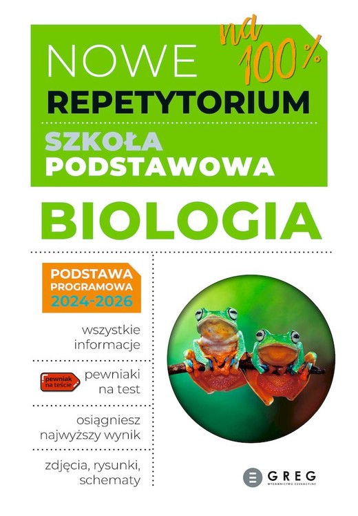 okładka Biologia. Nowe Repetytorium. Szkoła podstawowa 2024-2026 książka
