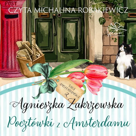 okładka Saga amsterdamska t.2. Pocztówki z Amsterdamu audiobook | MP3 | Agnieszka Zakrzewska