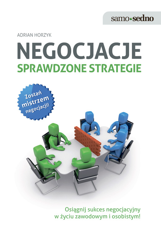 okładka Samo Sedno - Negocjacje. Sprawdzone strategie ebook | epub, mobi | Adrian Horzyk
