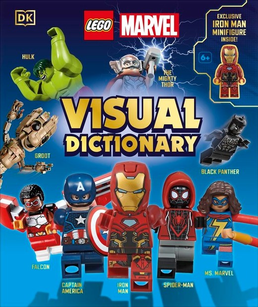 okładka LEGO Marvel. Visual Dictionary.  wer. angielska książka
