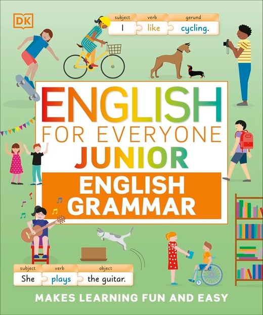okładka English for Everyone Junior English Grammar. Makes Learning Fun and Easy wer. angielska książka