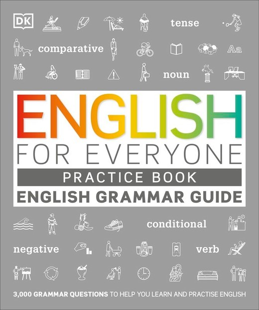 okładka English for Everyone English Grammar Guide Practice Book. English language grammar exercises wer. angielska książka