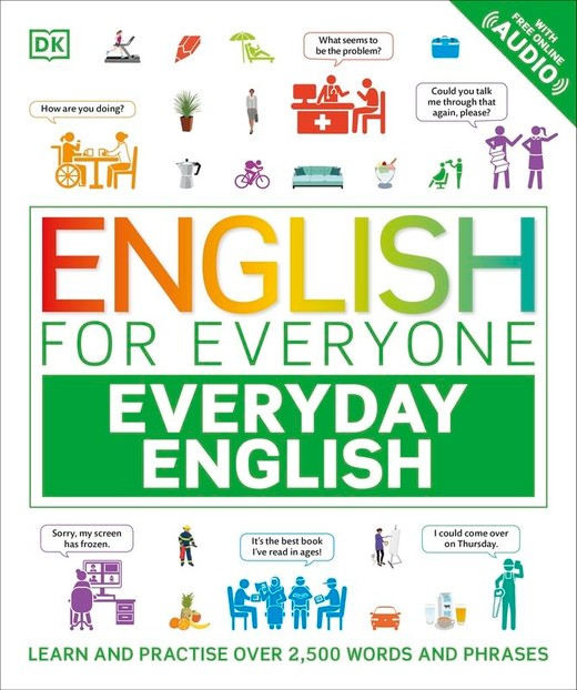 okładka English for Everyone Everyday English. Learn and Practise Over 2,500 Words and Phrases wer. angielska książka