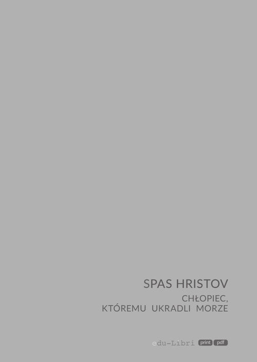 okładka Chłopiec, któremu ukradli morze książka | Hristov Spas
